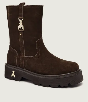 Bottes Patrizia Pepe | Brun le daim PPJ440
