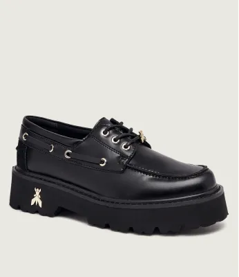 De cuir loafers Patrizia Pepe | Noir PPJ443